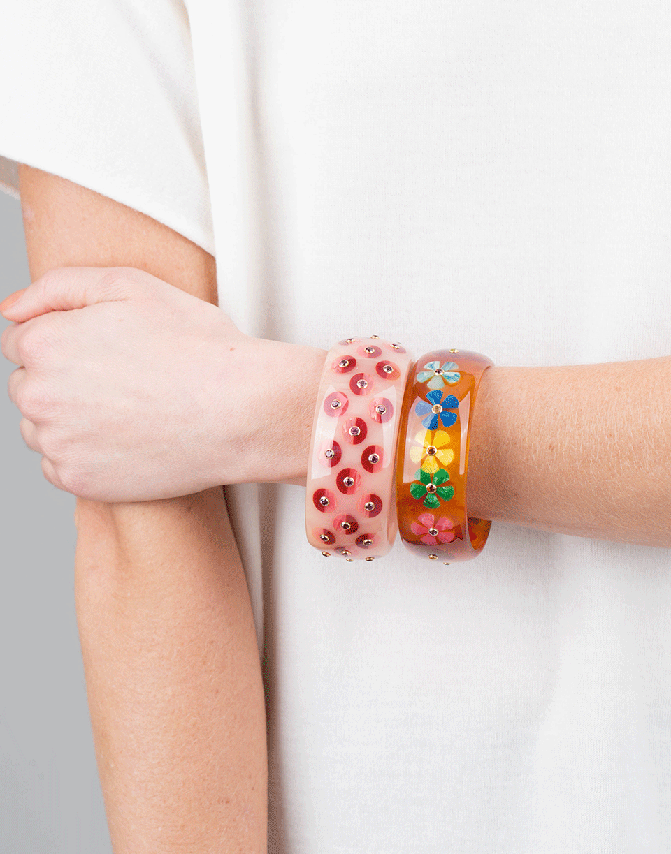 MARK DAVIS-Tortoise Bakelite Bangle-YELLOW GOLD