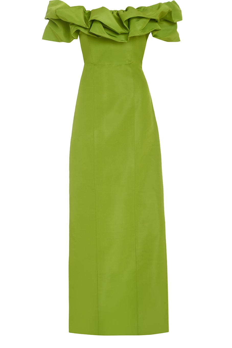 MARKARIAN-Etta Ruffle Gown With Train-CHARTREU