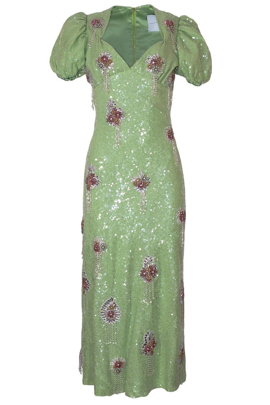 MARKARIAN-Titian Crystal Embellished Sequin Cocktail Dress-