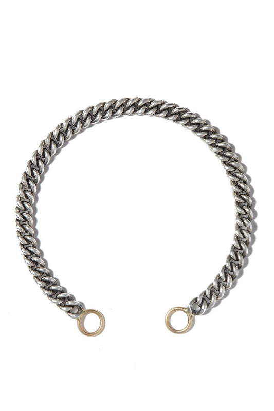 Heavy Curb Chain Bracelet - Silver-SILVER-5.5-JEWELRYFINE JEWELBRACELET O-MARLA AARON