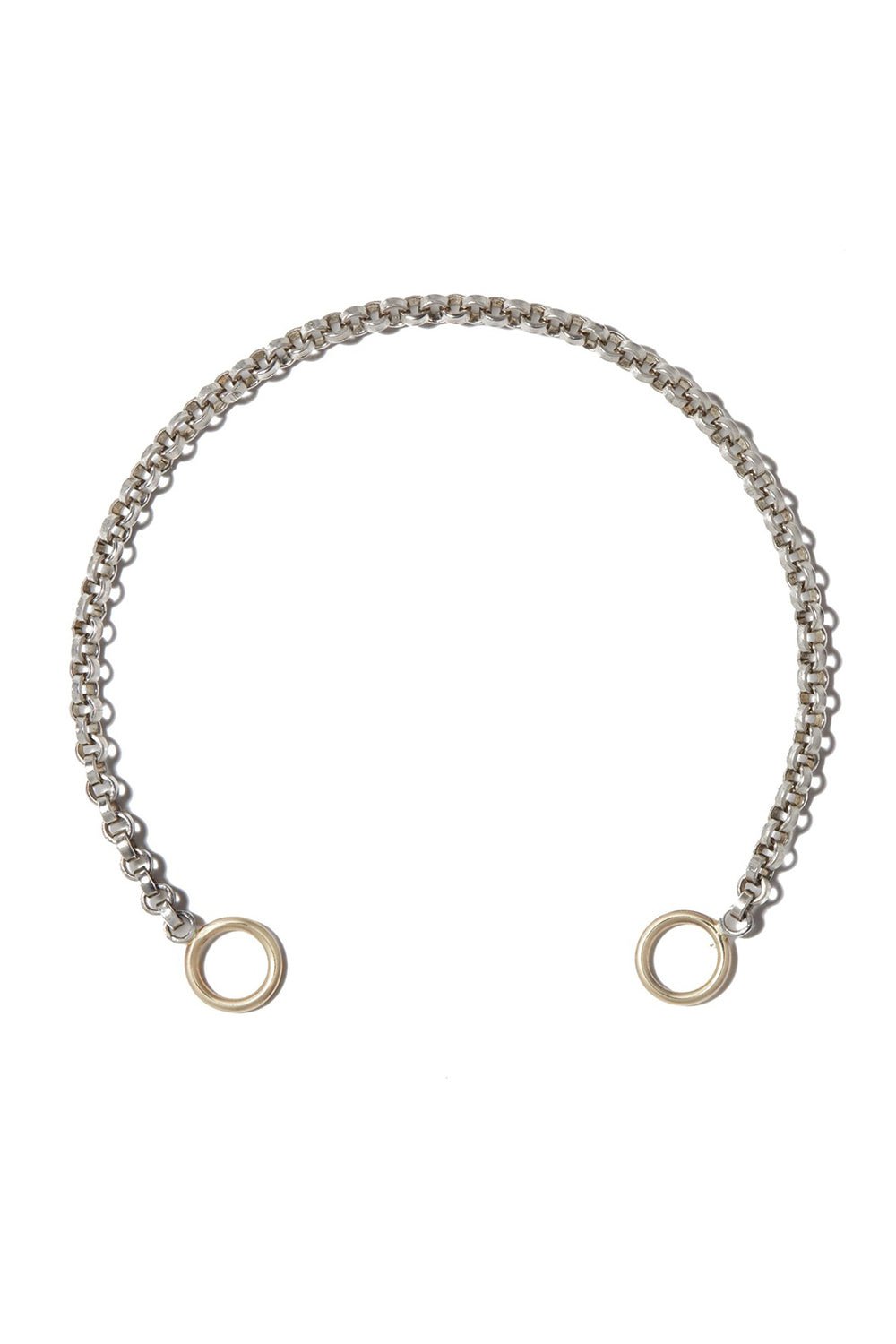 MARLA AARON-Rolo Chain Bracelet-SILVER