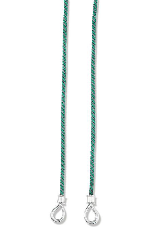 MARLA AARON-The String Project Bracelet - Greenbean - Silver-SILVER