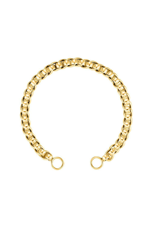Rolling Curb Chain Bracelet - Yellow Gold - 6in-YELLOW GOLD-6-JEWELRYFINE JEWELBRACELET O-MARLA AARON