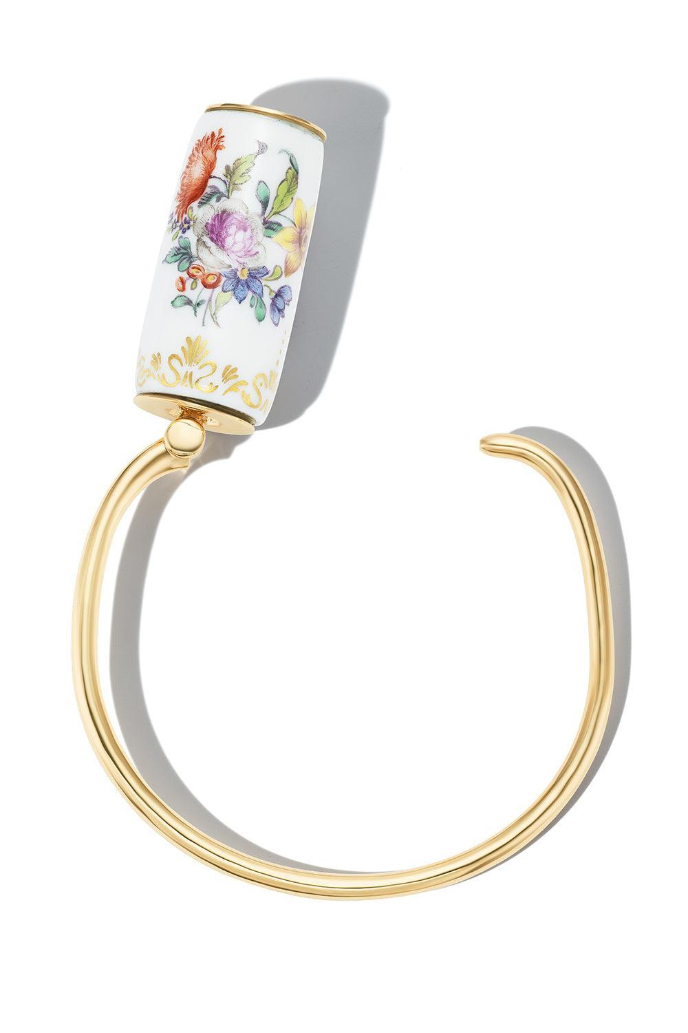 Nymphenburg Trundle Lock Bracelet-YELLOW GOLD-6.5-7-JEWELRYFINE JEWELBRACELET O-MARLA AARON