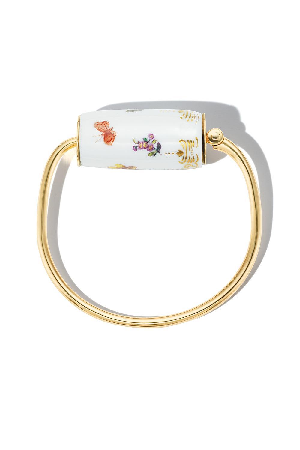 Nymphenburg Trundle Lock Bracelet-YELLOW GOLD-6.5-7-JEWELRYFINE JEWELBRACELET O-MARLA AARON