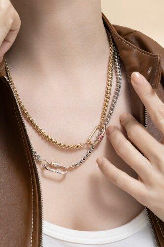 Rope Chain Necklace - Platinum-PLATINUM-15-JEWELRYFINE JEWELNECKLACE O-MARLA AARON