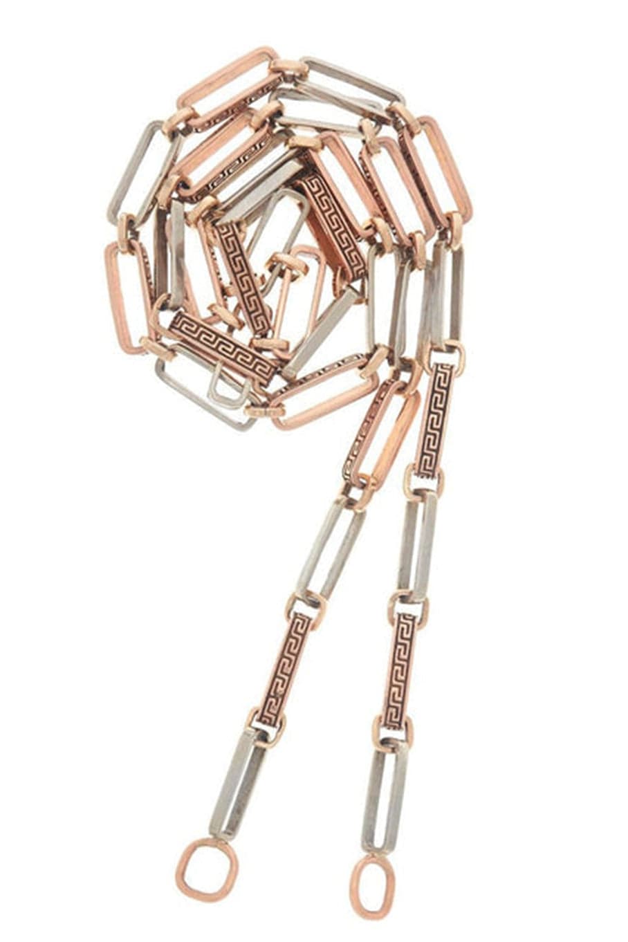 MARLA AARON-Mixed Meander Chain-ROSE GOLD