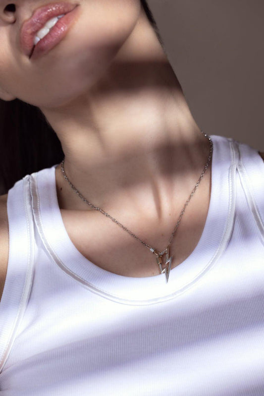 MARLA AARON-An Old World Chain Necklace - Silver-