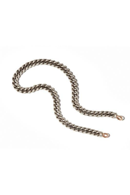 Mini Mega Mixed Curb Chain-SILVER-16-JEWELRYFINE JEWELNECKLACE O-MARLA AARON
