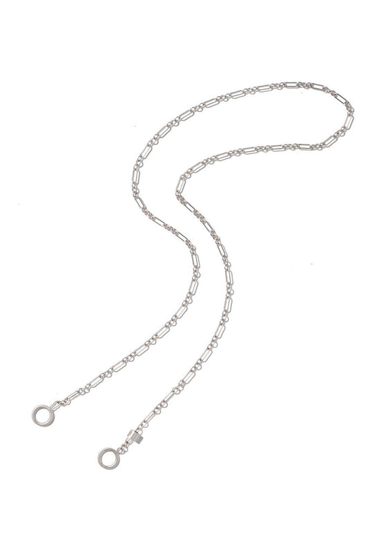 Old World Chain Necklace - Silver - 16in-SILVER-16-JEWELRYFINE JEWELNECKLACE O-MARLA AARON