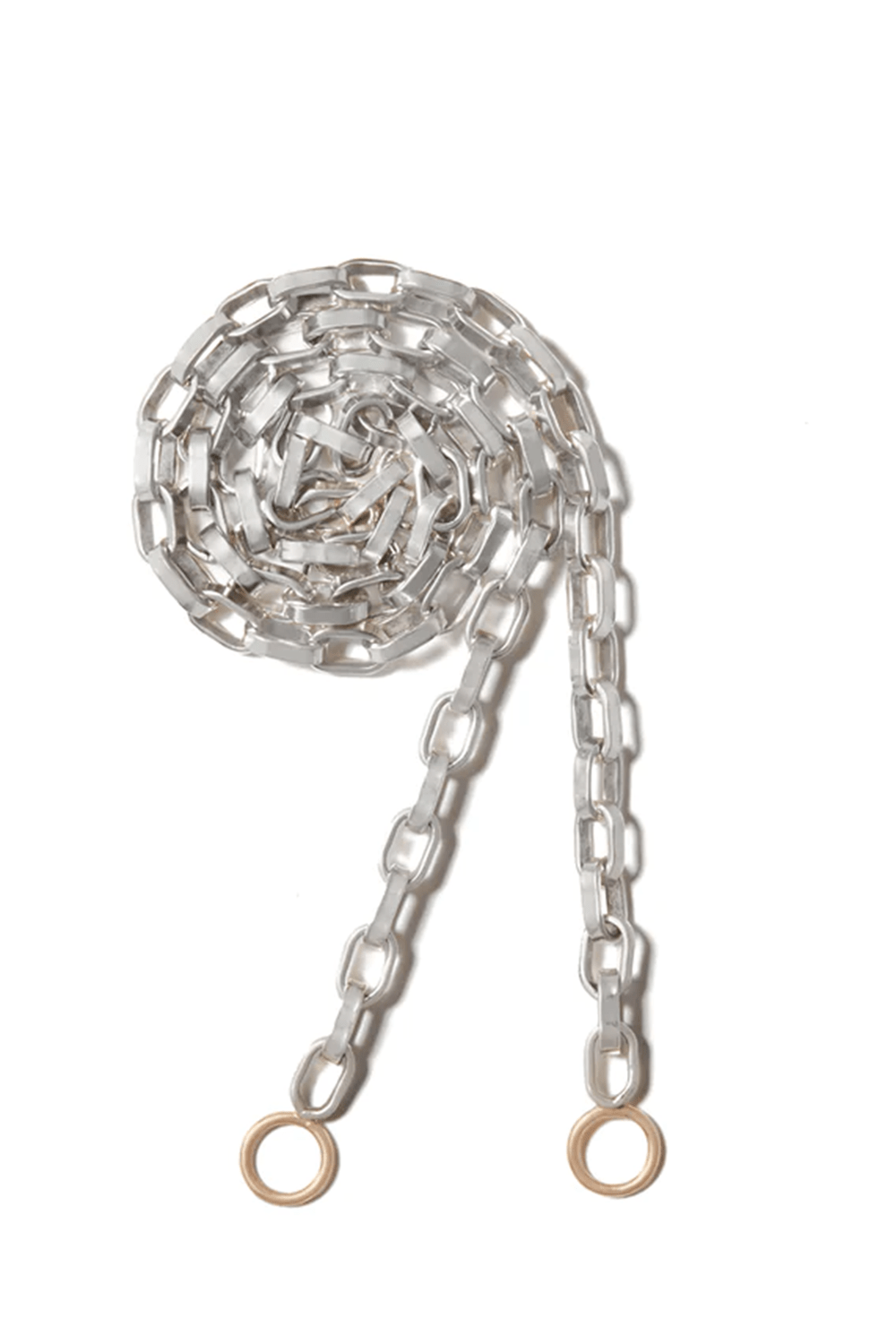 MARLA AARON-Polished Biker Chain - 17in-SILVER