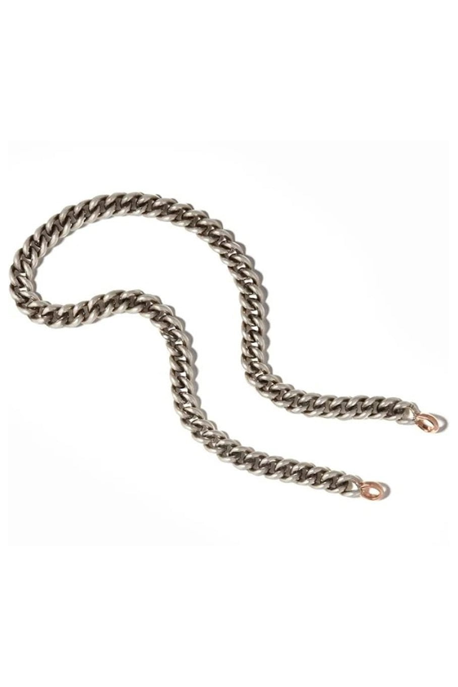 MARLA AARON-MiniMega Curb Chain Necklace-SILVER