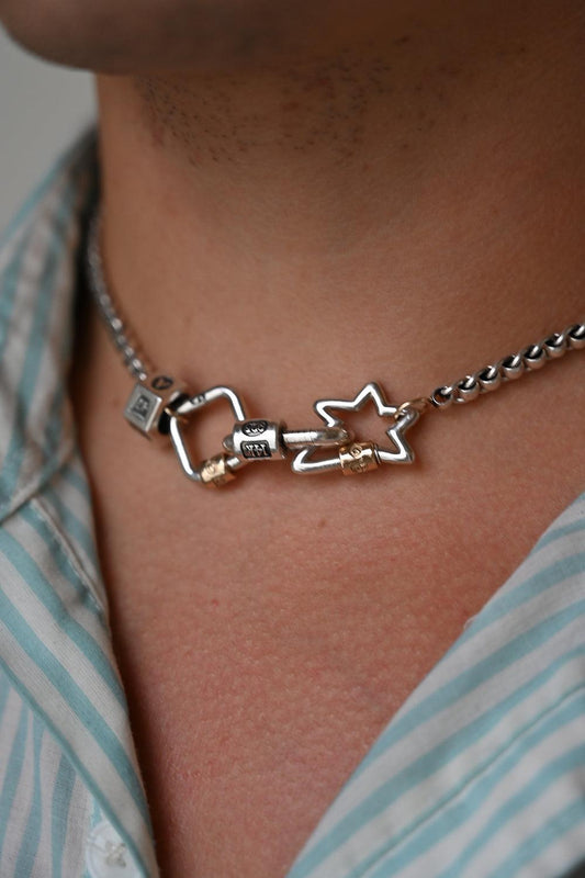 Set 6-SILVER-JEWELRYFINE JEWELNECKLACE O-MARLA AARON