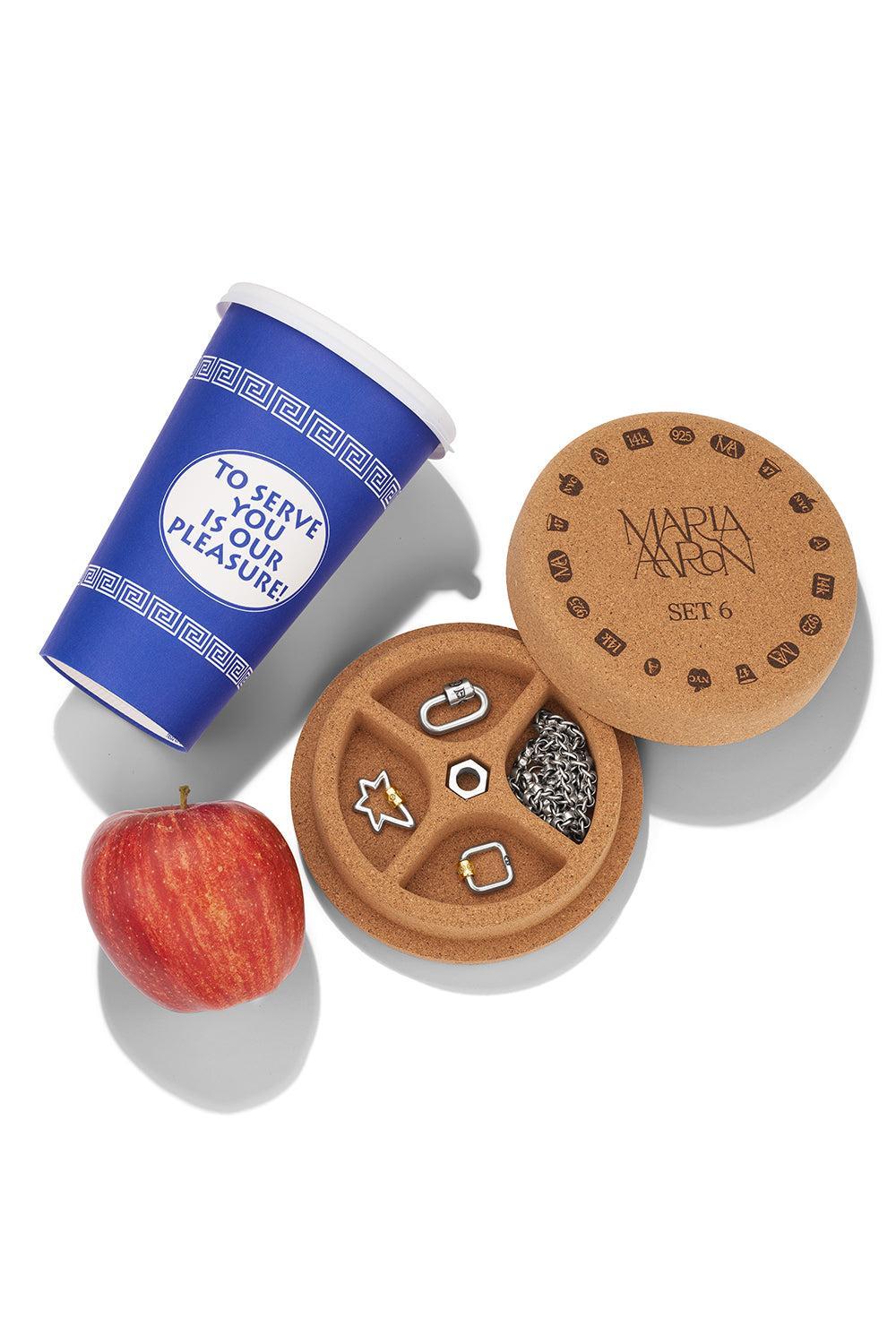 Set 6-SILVER-JEWELRYFINE JEWELNECKLACE O-MARLA AARON