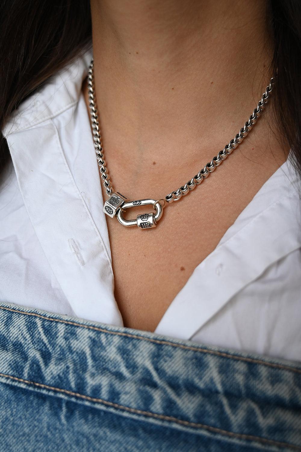 Set 6-SILVER-JEWELRYFINE JEWELNECKLACE O-MARLA AARON