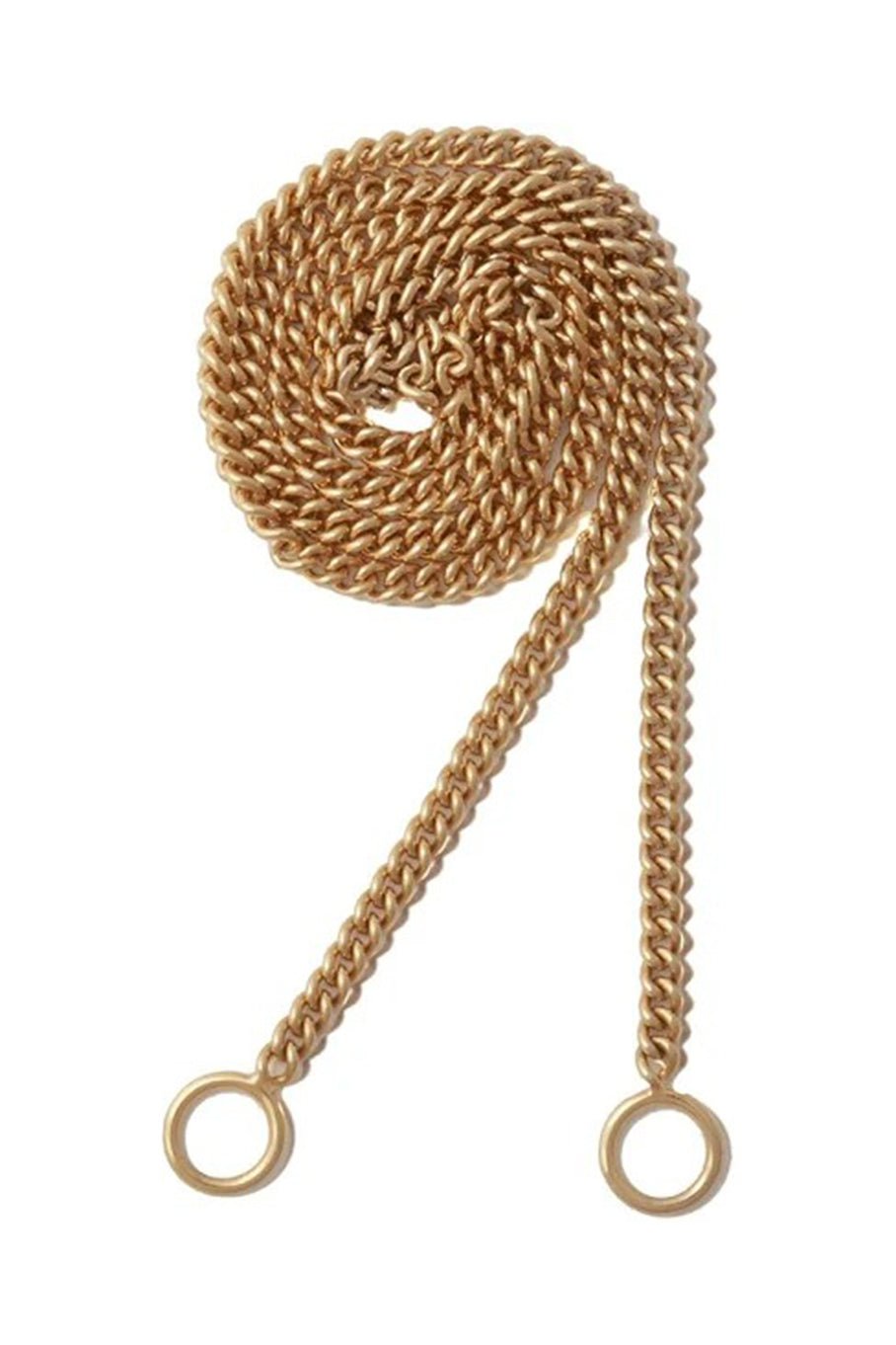 Not So Heavy Curb Chain Necklace-YELLOW GOLD-15-JEWELRYFINE JEWELNECKLACE O-MARLA AARON