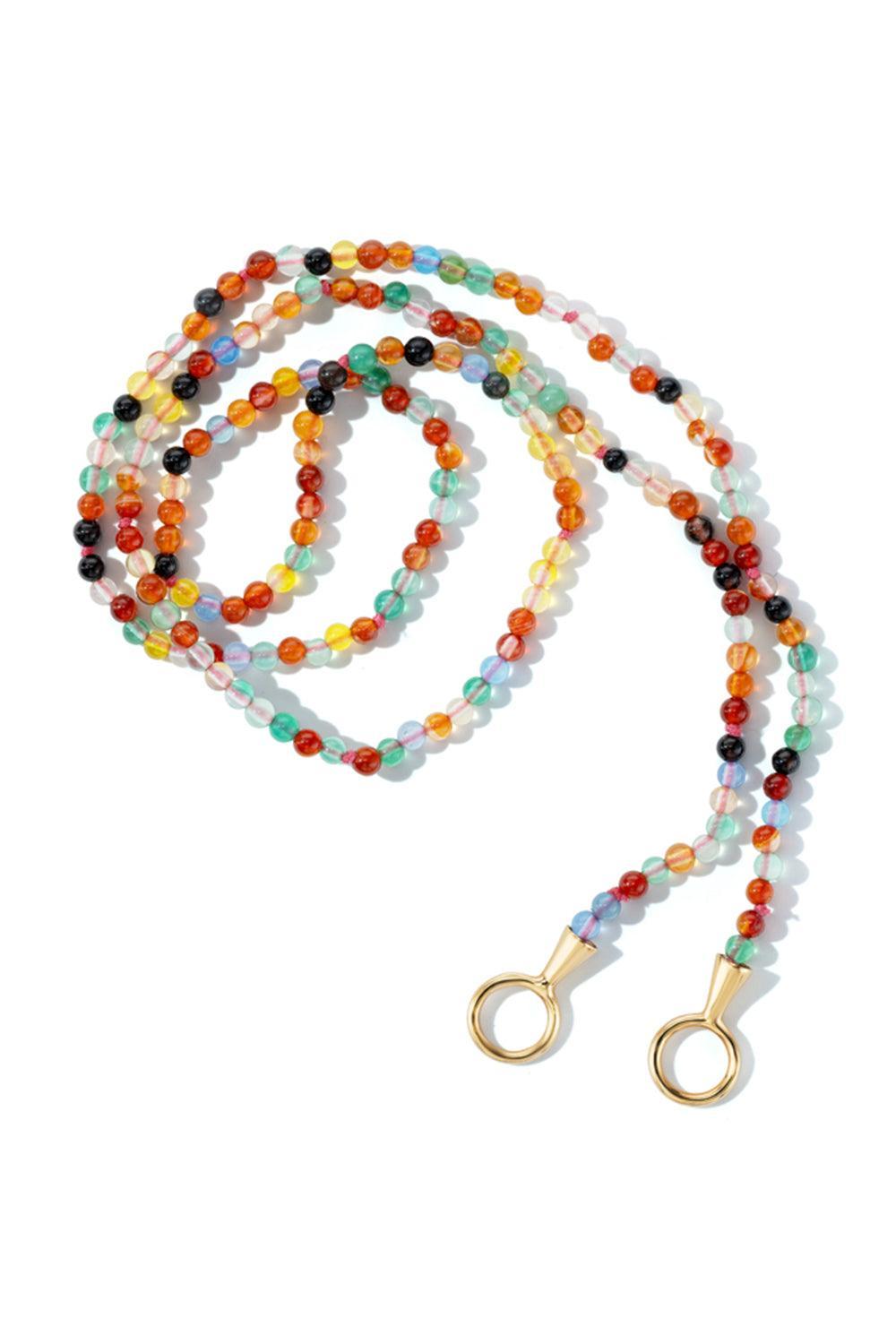 Agate Itty Bitty Strand Necklace-YELLOW GOLD-16-JEWELRYFINE JEWELNECKLACE O-MARLA AARON
