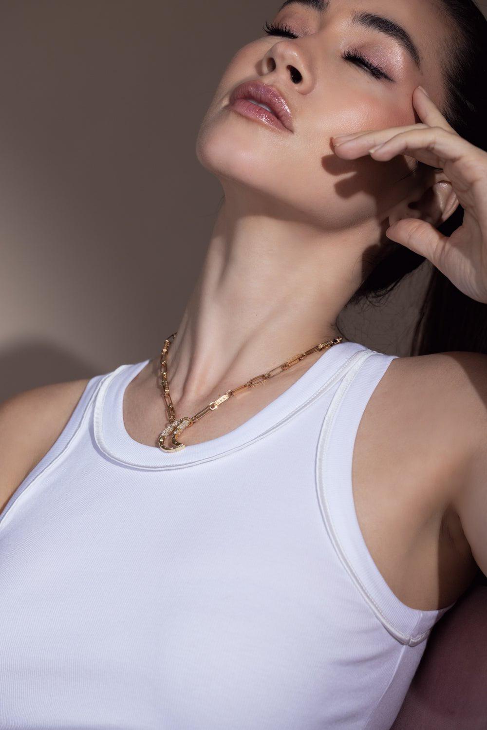 MARLA AARON-Meander Chain-YELLOW GOLD