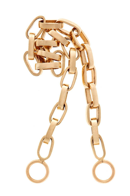 Biker Chain Necklace - 18in - Yellow Gold-YELLOW GOLD-18-JEWELRYFINE JEWELNECKLACE O-MARLA AARON