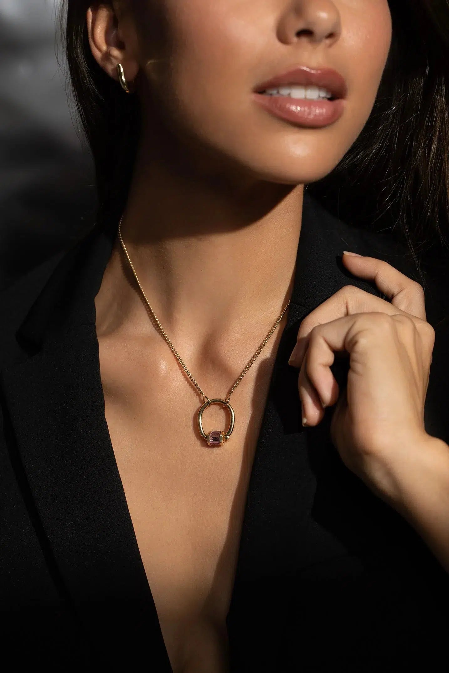 MARLA AARON-Not So Heavy Curb Chain - 16in-YELLOW GOLD
