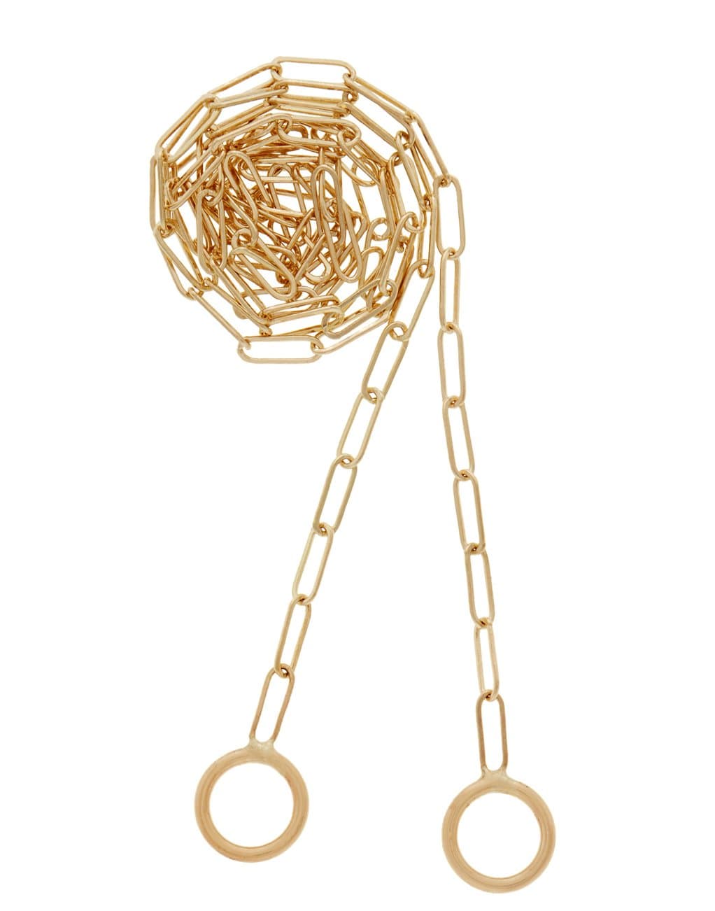 MARLA AARON-Squarelink Chain - 16in-YELLOW GOLD
