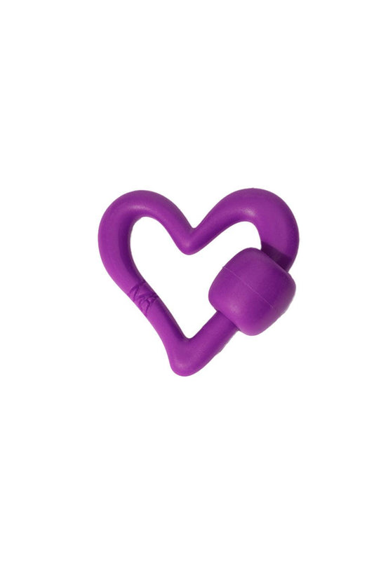 Freeform Heartlock - Grape Jelly-PURPLE-JEWELRYFINE JEWELPENDANT-MARLA AARON