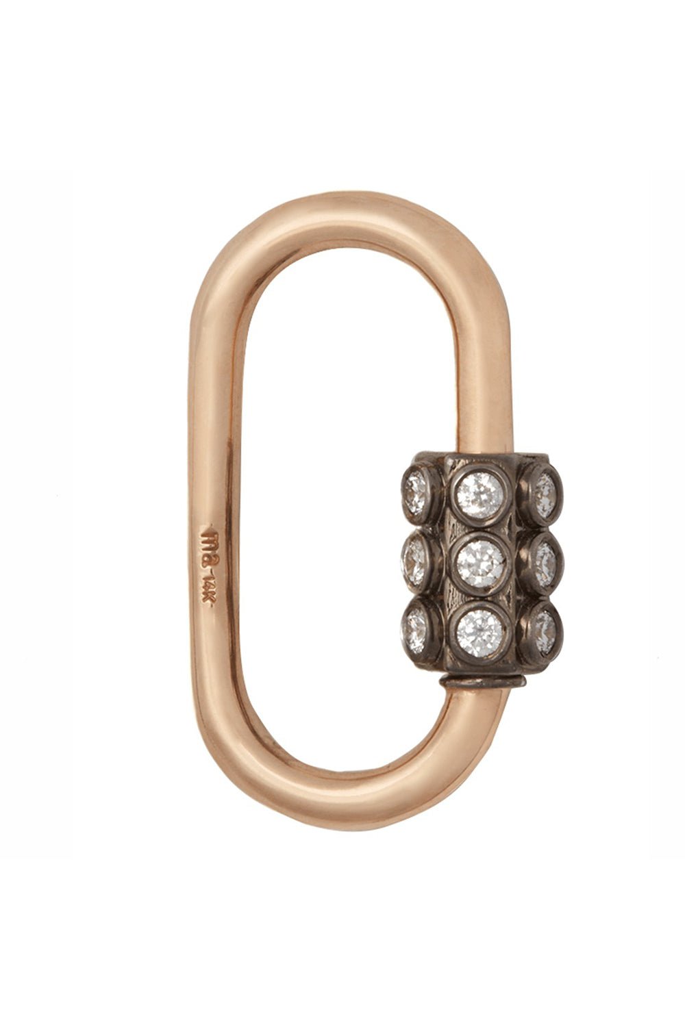 MARLA AARON-Diamond Consuelo Lock-ROSE GOLD