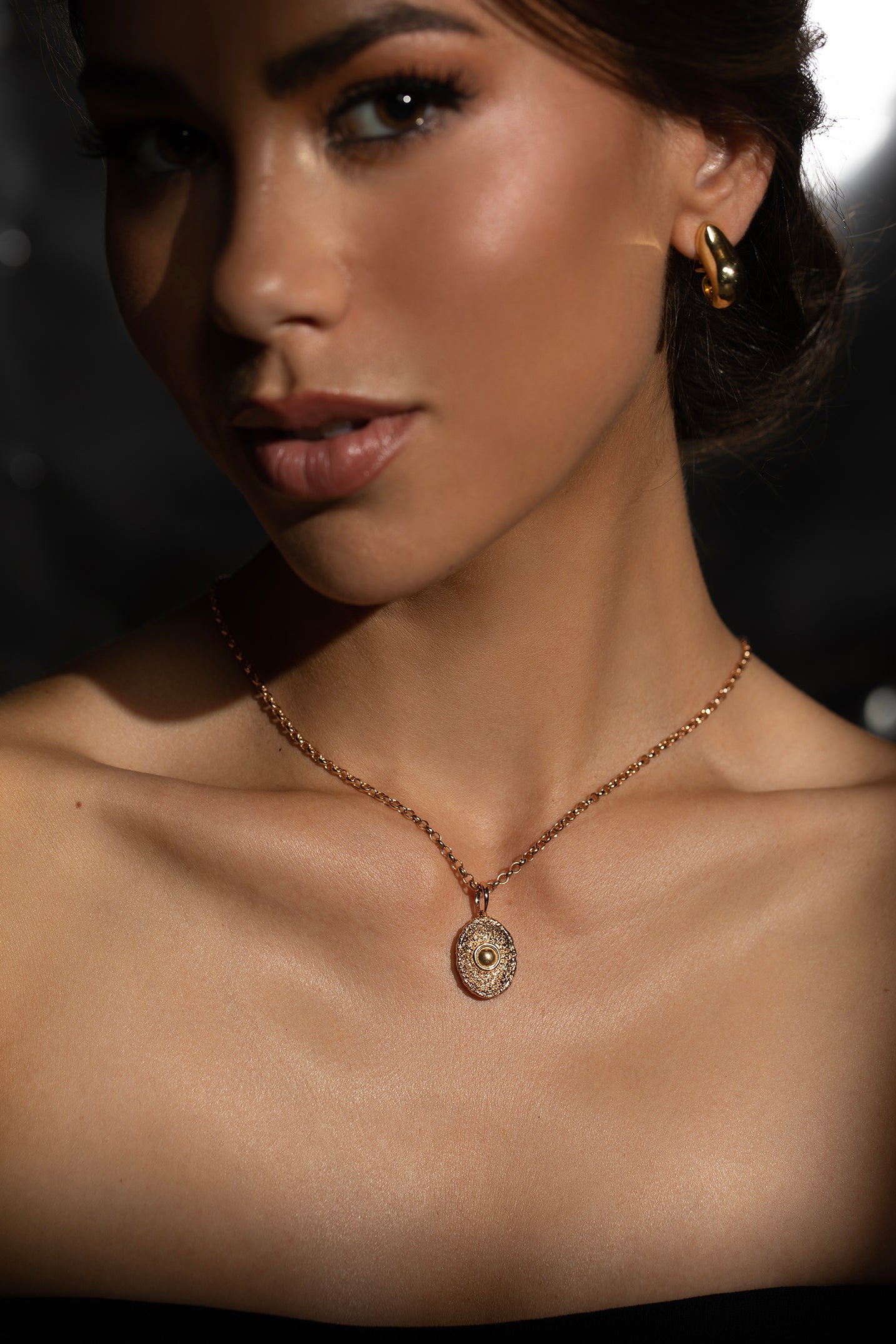MARLA AARON-Rolling Sphere Charm-ROSE GOLD