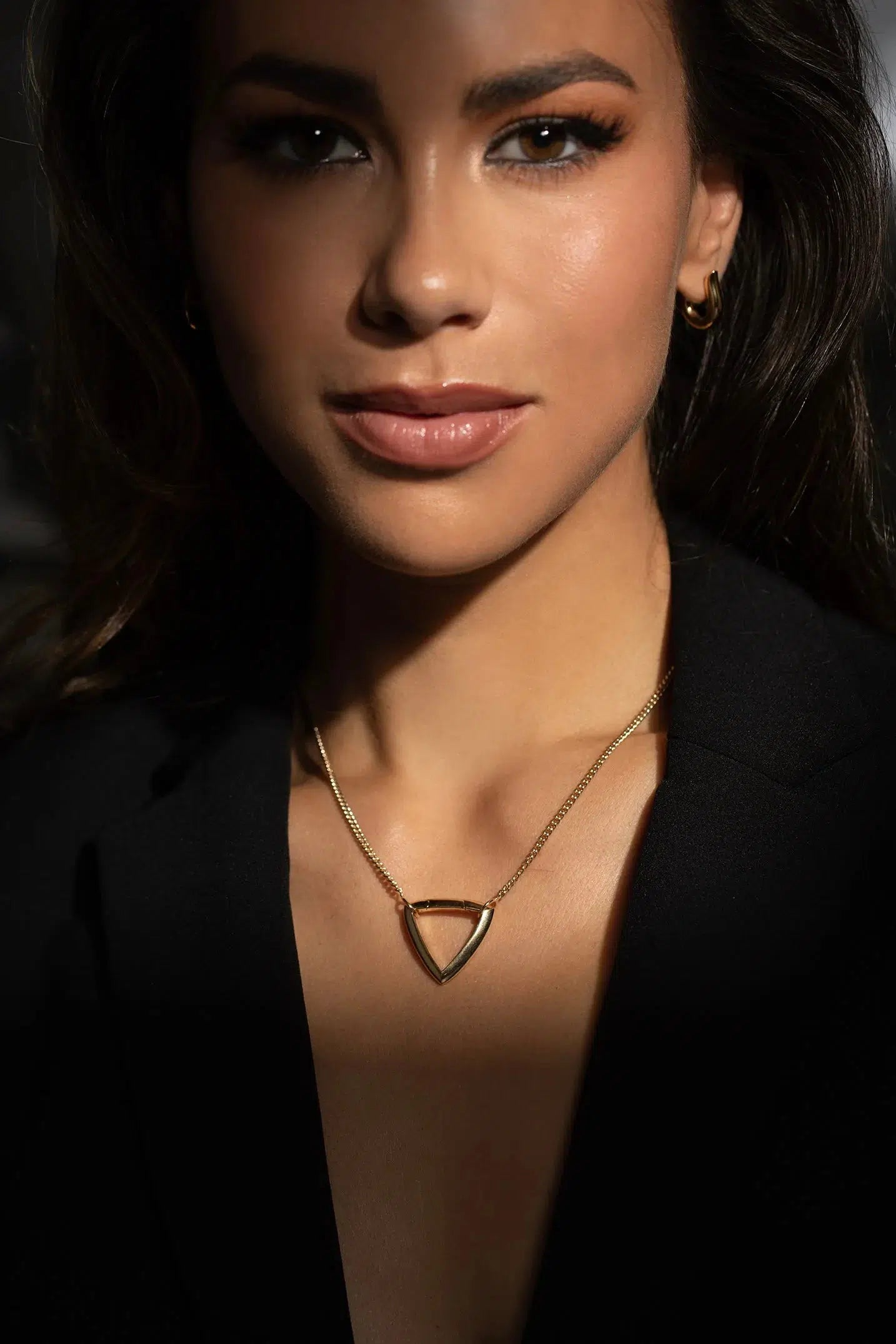 MARLA AARON-Triangle Lock Pendant-