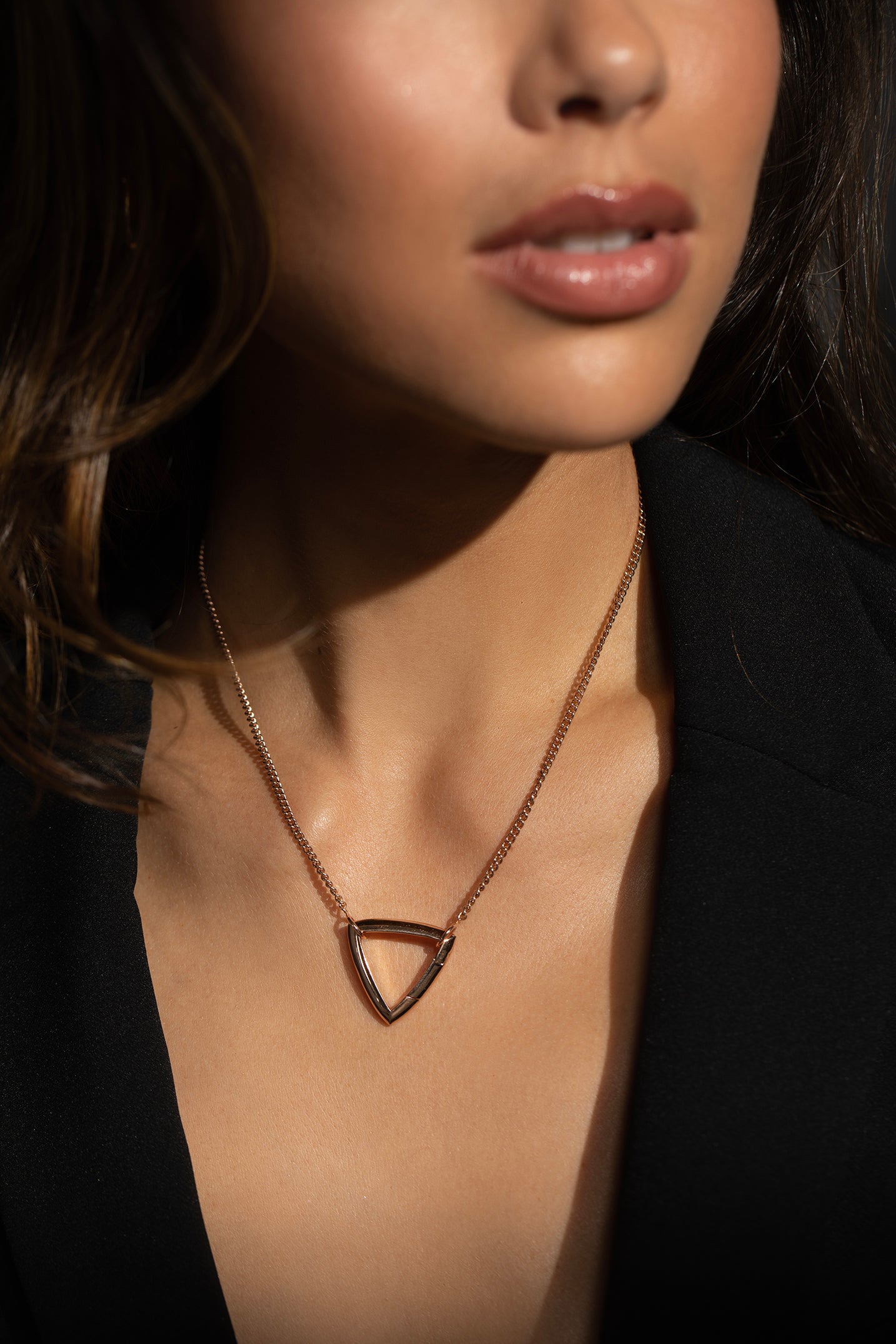 MARLA AARON-Triangle Lock Pendant-