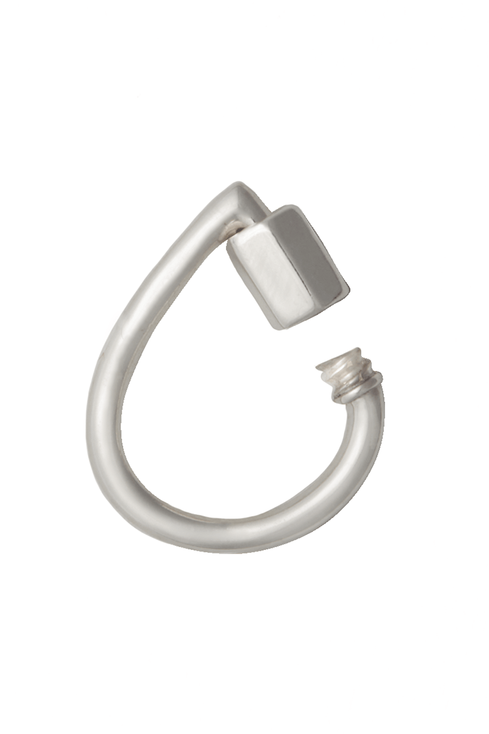 MARLA AARON-Baby Drop Lock-SILVER