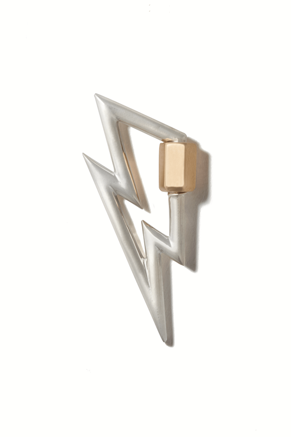 MARLA AARON-Mixed Metal Boltlock-SILVER