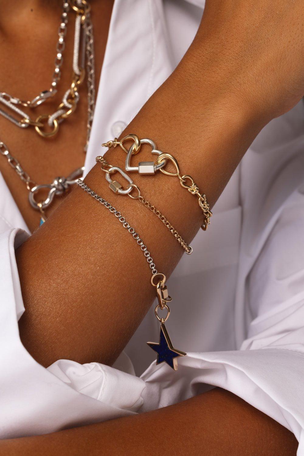 MARLA AARON-Mixed Metals Babylock-SILVER