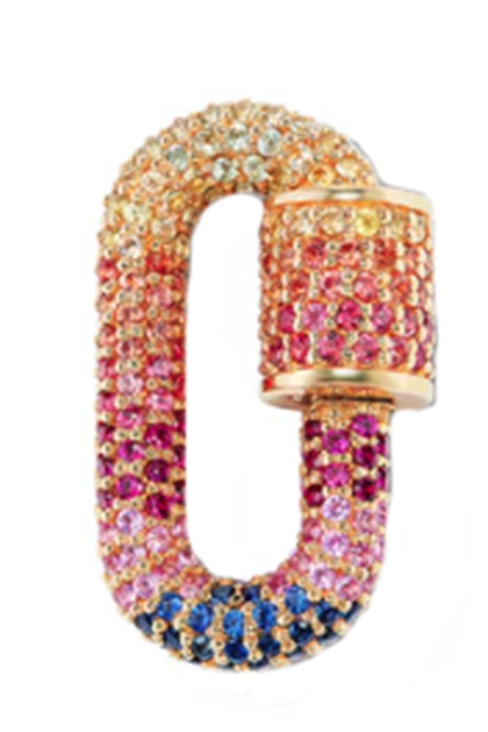 Allstone Ombre Chubby Babylock-YELLOW GOLD-JEWELRYFINE JEWELPENDANT-MARLA AARON