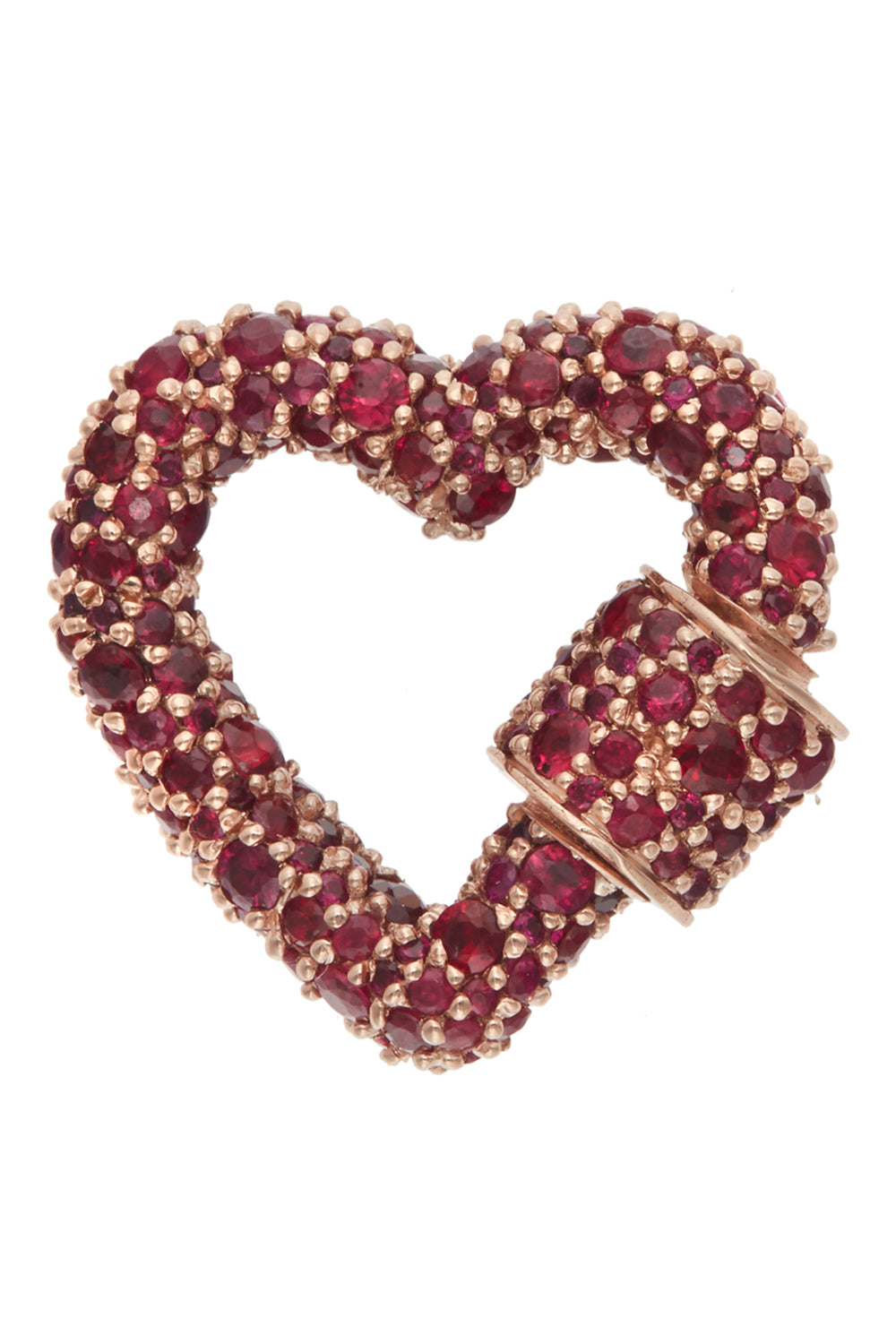 Allstone Ruby Heartlock Pendant