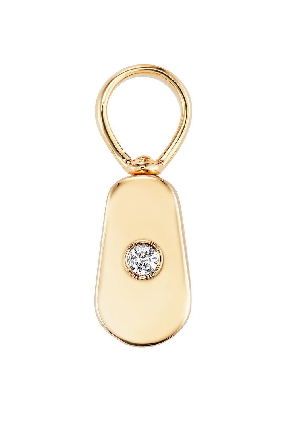 Diamond Baby Pulley-YELLOW GOLD-JEWELRYFINE JEWELPENDANT-MARLA AARON