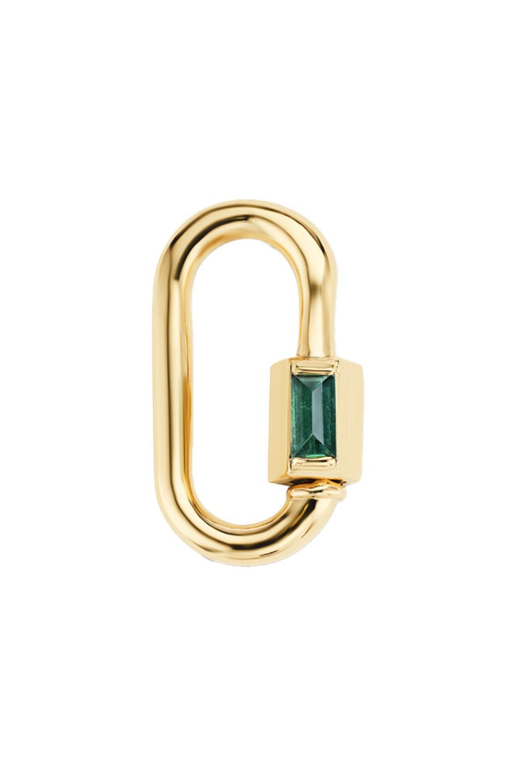 Emerald Solo Babylock-YELLOW GOLD-JEWELRYFINE JEWELPENDANT-MARLA AARON