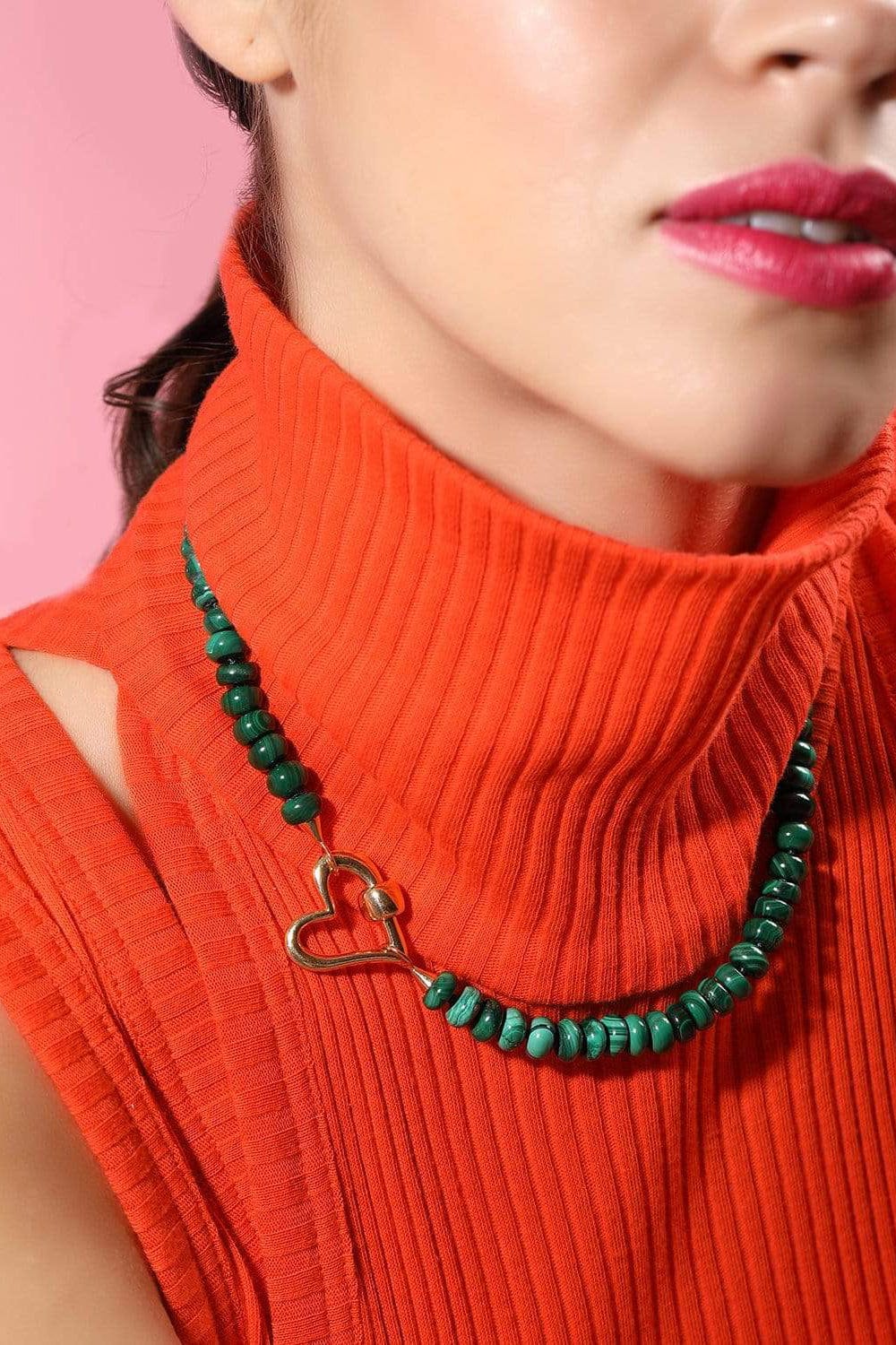 MARLA AARON-Free Form Heartlock-YELLOW GOLD