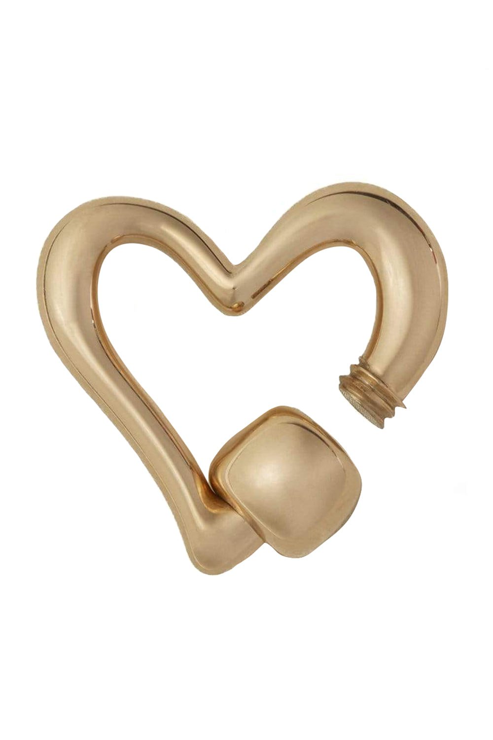 MARLA AARON-Free Form Heartlock-YELLOW GOLD