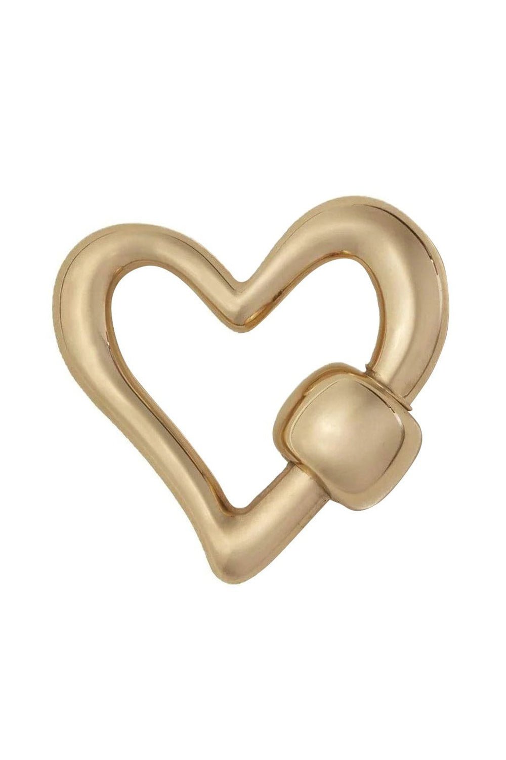 MARLA AARON-Free Form Heartlock-YELLOW GOLD