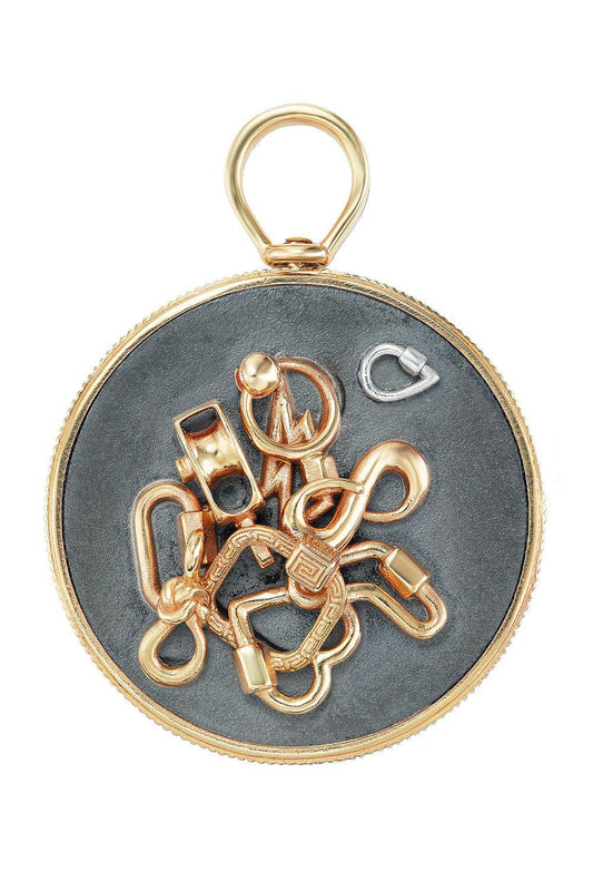 Lock Pile Charm-YELLOW GOLD-JEWELRYFINE JEWELPENDANT-MARLA AARON