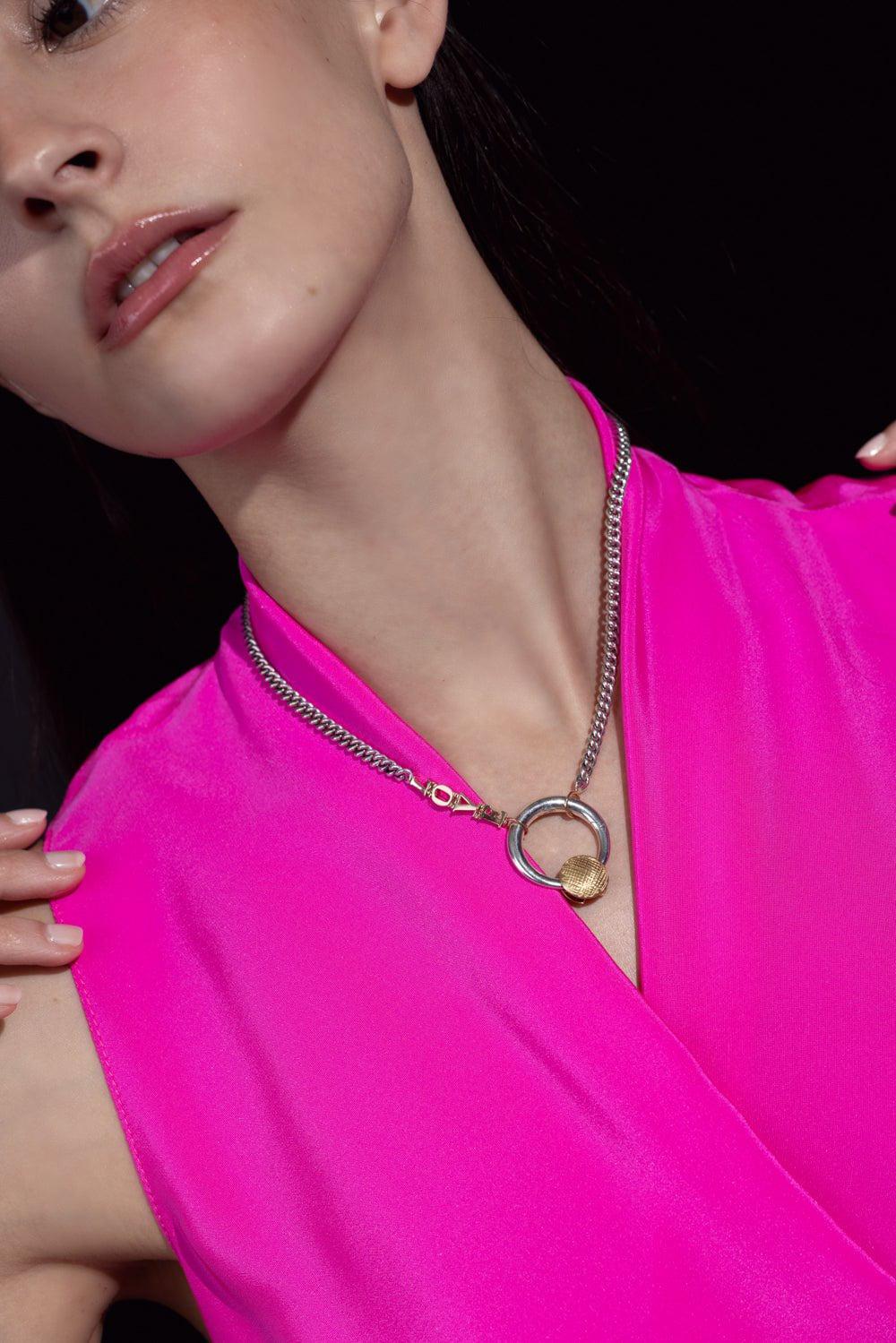 MARLA AARON-Musgrave Two Tone Lock-YELLOW GOLD