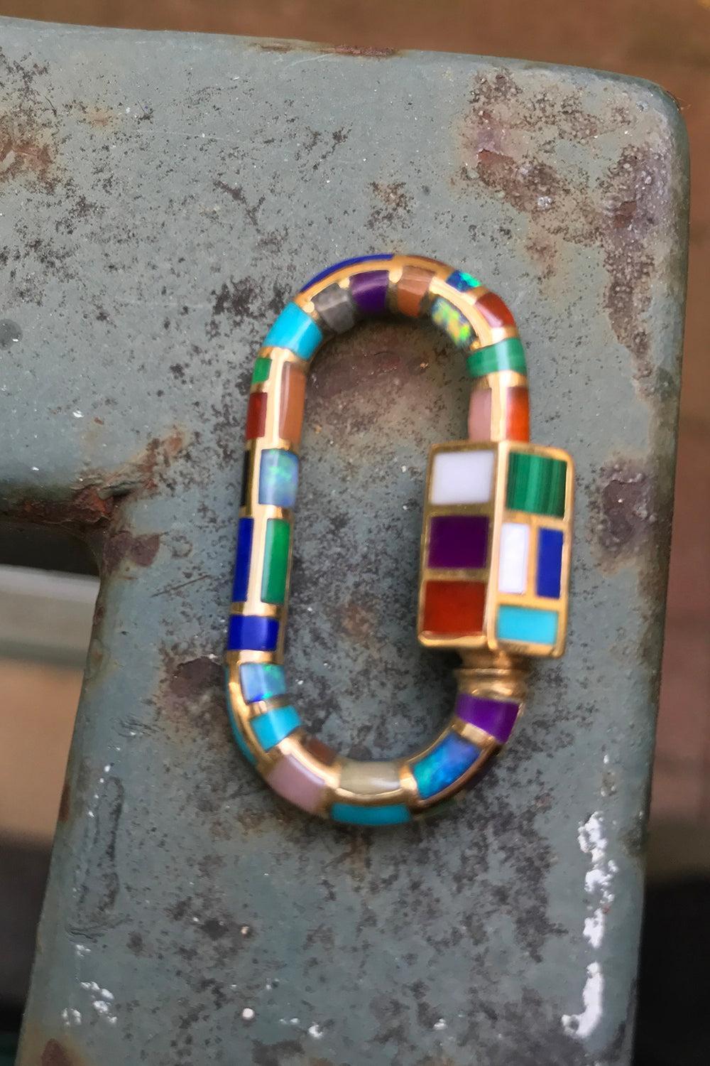 Opal Lapis Pearl Linda Lock-YELLOW GOLD-JEWELRYFINE JEWELPENDANT-MARLA AARON