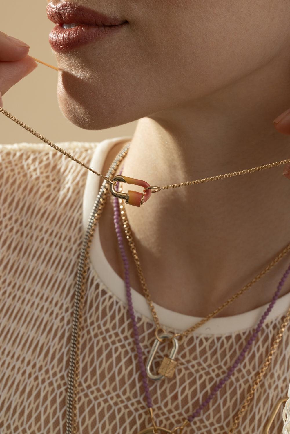 Pêche Chubby Babylock-YELLOW GOLD-JEWELRYFINE JEWELPENDANT-MARLA AARON