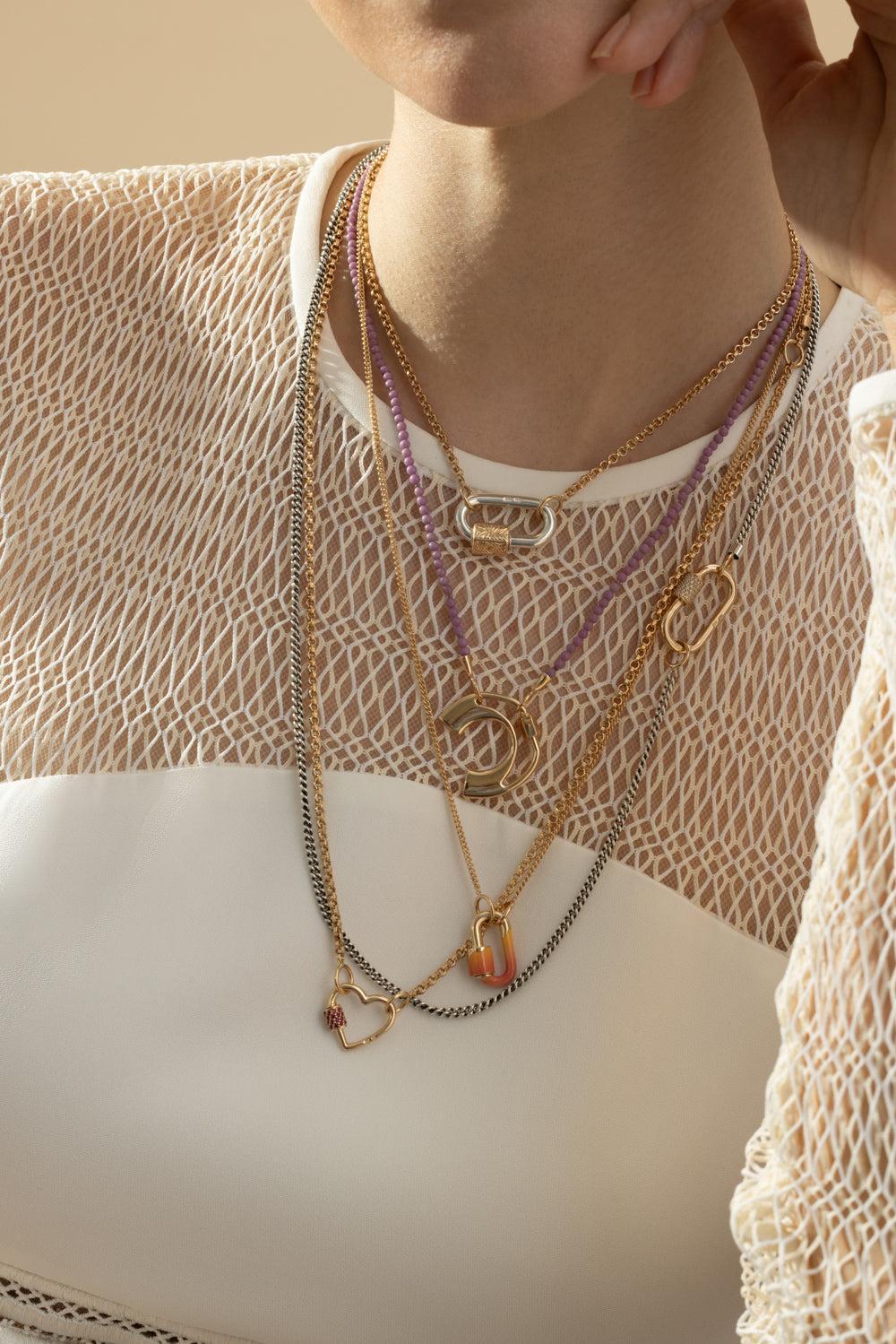 Pêche Chubby Babylock-YELLOW GOLD-JEWELRYFINE JEWELPENDANT-MARLA AARON