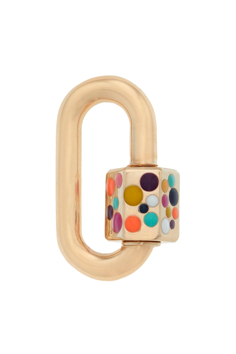 Polkadot Lock-YELLOW GOLD-JEWELRYFINE JEWELPENDANT-MARLA AARON