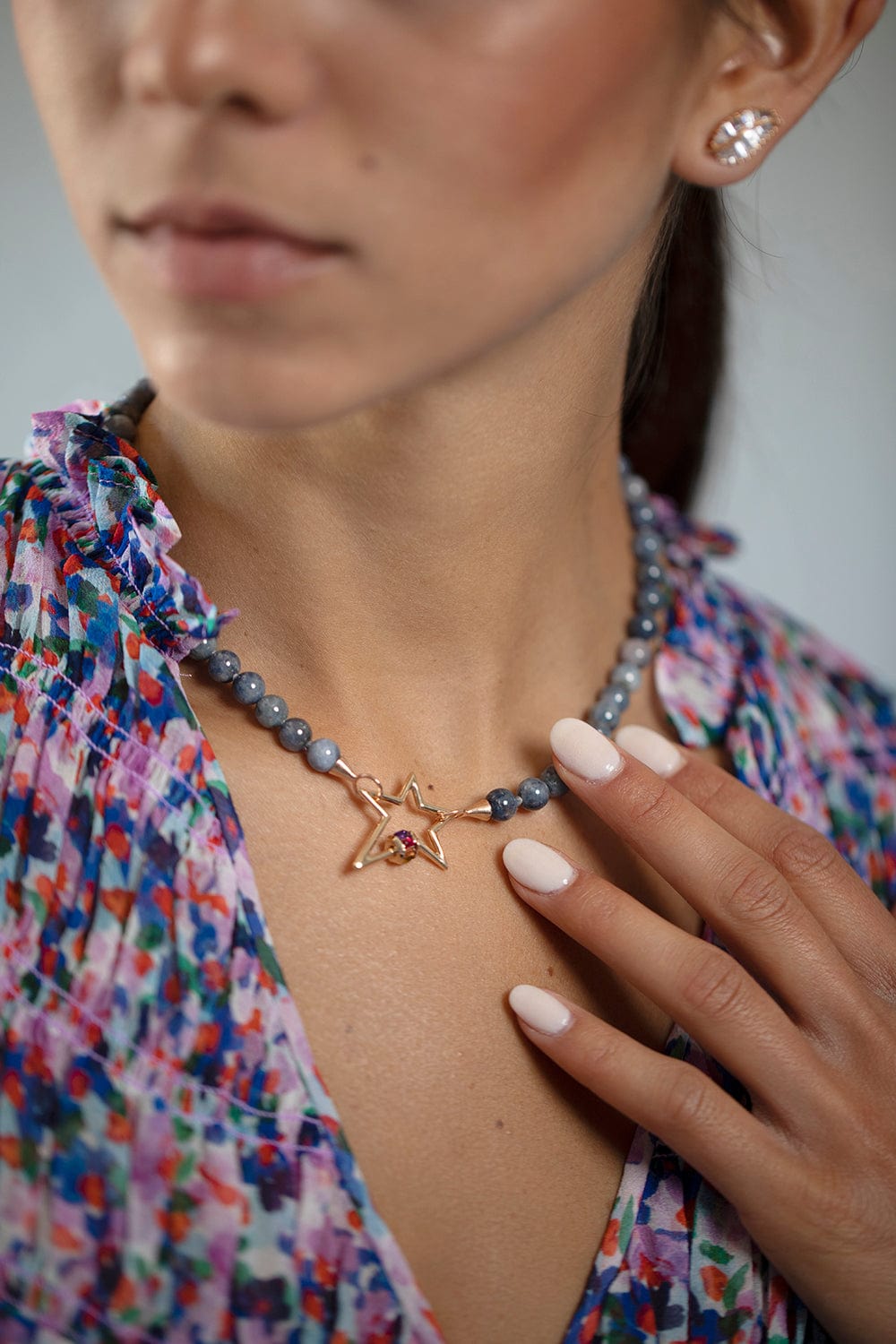 MARLA AARON-Rainbow Baguette Starlock-YELLOW GOLD