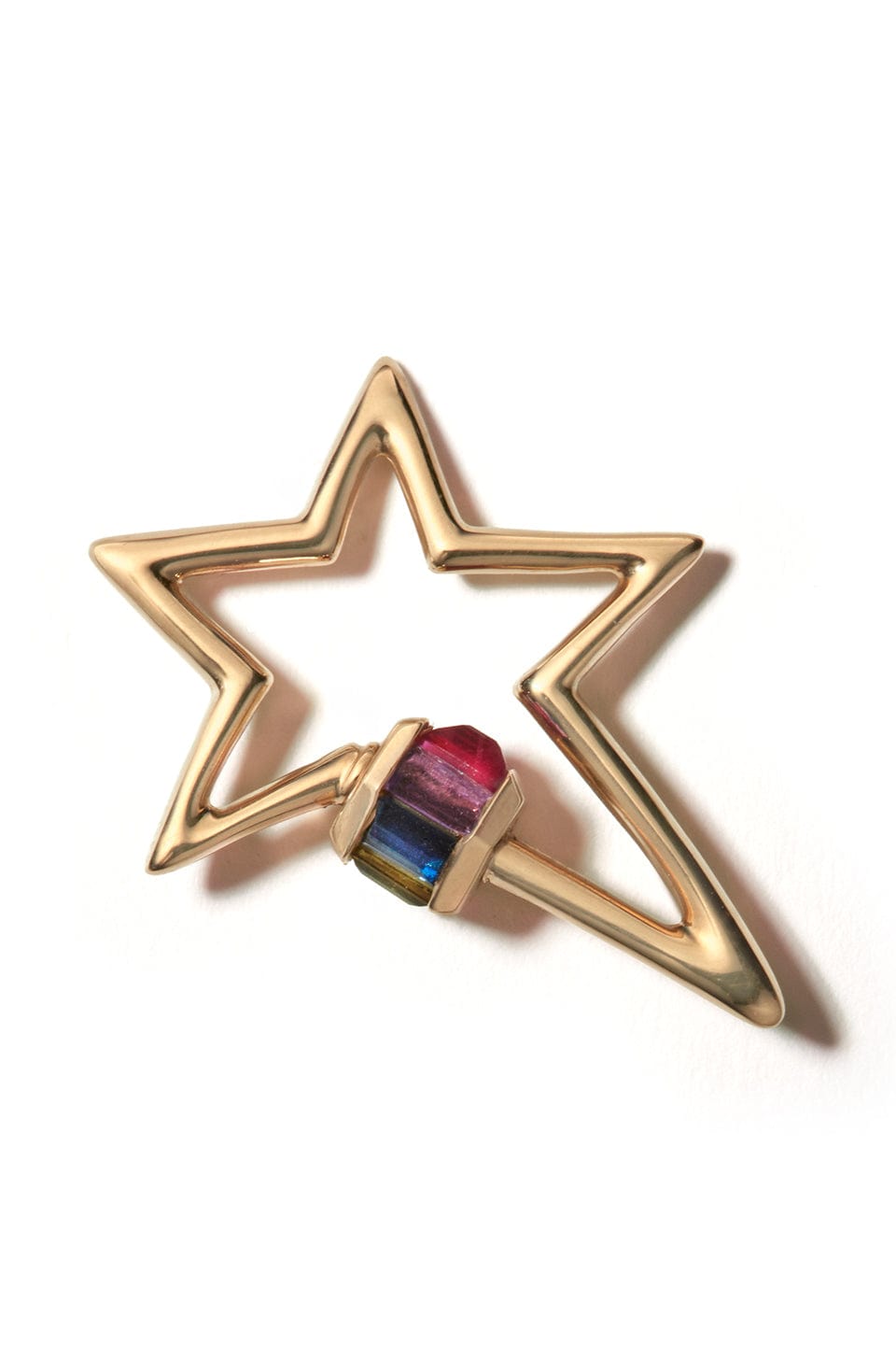 MARLA AARON-Rainbow Baguette Starlock-YELLOW GOLD