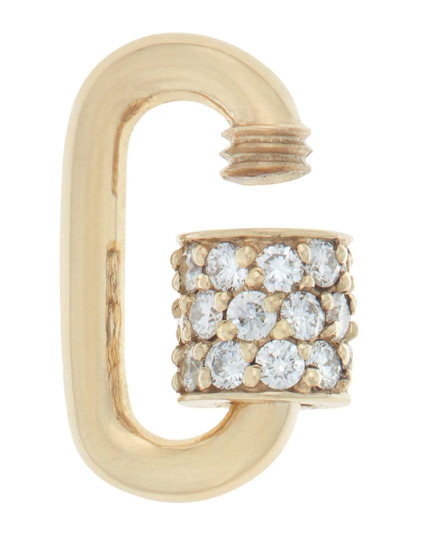 MARLA AARON-Stoned Chubby Babylock with Diamonds-YELLOW GOLD