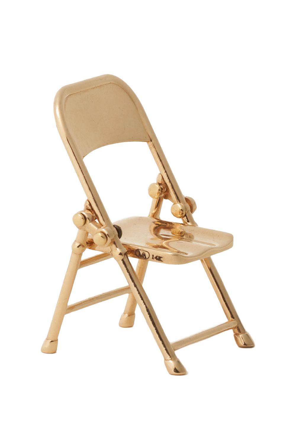 The Folding Chair Pendant-YELLOW GOLD-JEWELRYFINE JEWELPENDANT-MARLA AARON